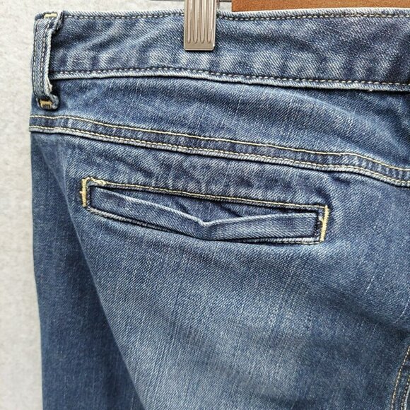 Tommy Hilfiger Classic Low Rise Boot Cut Women's Jeans Dark Denim Size 14 - Picture 11 of 13